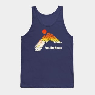 Taos New Mexico 70s/80s Retro Souvenir Style Skiing Tank Top